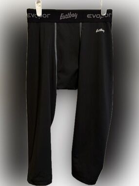 🖤Eastbay🩶Kids' Black Evapor Compression Pants